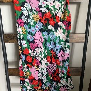 Old Navy Floral Skirt in Green and Pink